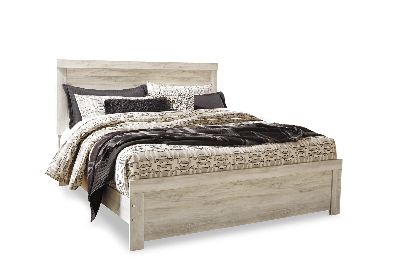 Bellaby Panel Bed With Mirrored Dresser, Chest And 2 Nightstands