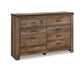 Trinell Queen Panel Bed with Dresser and Chest