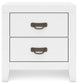 Binterglen Full Panel Bed with Mirrored Dresser and Nightstand