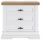 Ashbryn King Panel Storage Bed with Mirrored Dresser and Nightstand