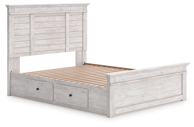 Makidern Queen Panel Storage Bed