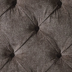 Bruchandi King Upholstered Panel Bed with Mirrored Dresser