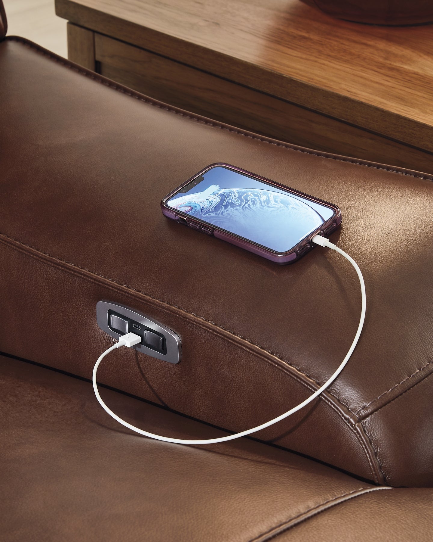 DeepWakes 6-Piece Power Reclining Sectional with Chaise