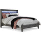 Baystorm Queen Panel Bed with Mirrored Dresser