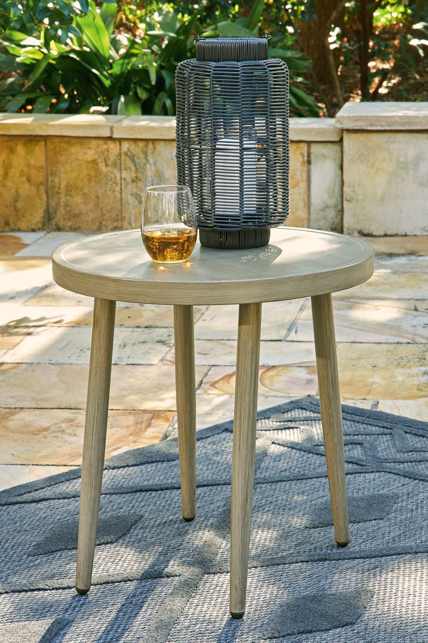 Swiss Valley Outdoor Coffee Table with End Table