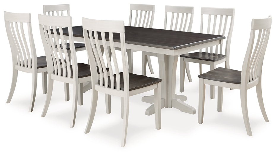 Darborn Dining Table and 8 Chairs