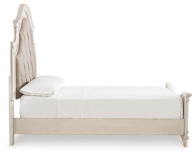 Realyn  Upholstered Panel Bed