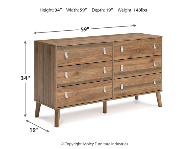 Aprilyn Full Canopy Bed with Dresser