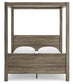 Shallifer Queen Canopy Bed with Dresser and 2 Nightstands