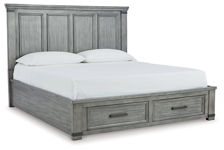 Russelyn California King Storage Bed with Dresser