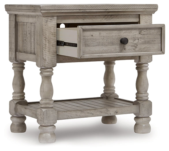 Harrastone California King Panel Bed with Mirrored Dresser, Chest and 2 Nightstands